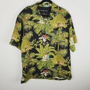 Tommy Bahama Silk Christmas Tropical Hawaiian